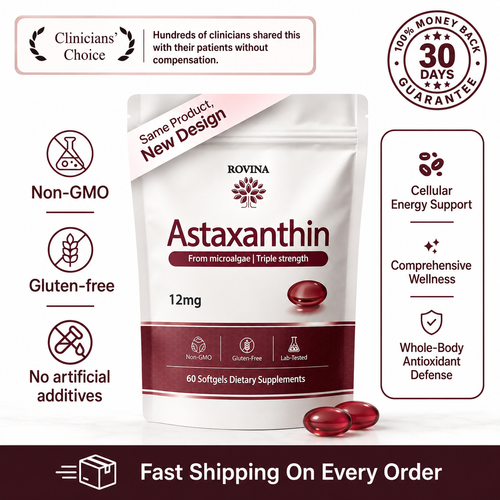 Rovina Astaxanthin - Natures Most Popular Antioxidant